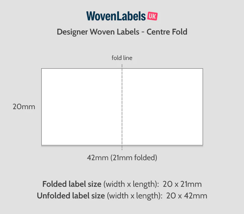 Centre Fold Woven Labels - Image 10