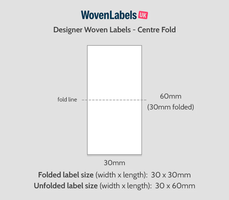 Centre Fold Woven Labels - Image 7