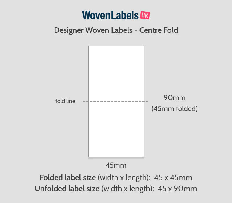 Centre Fold Woven Labels - Image 9