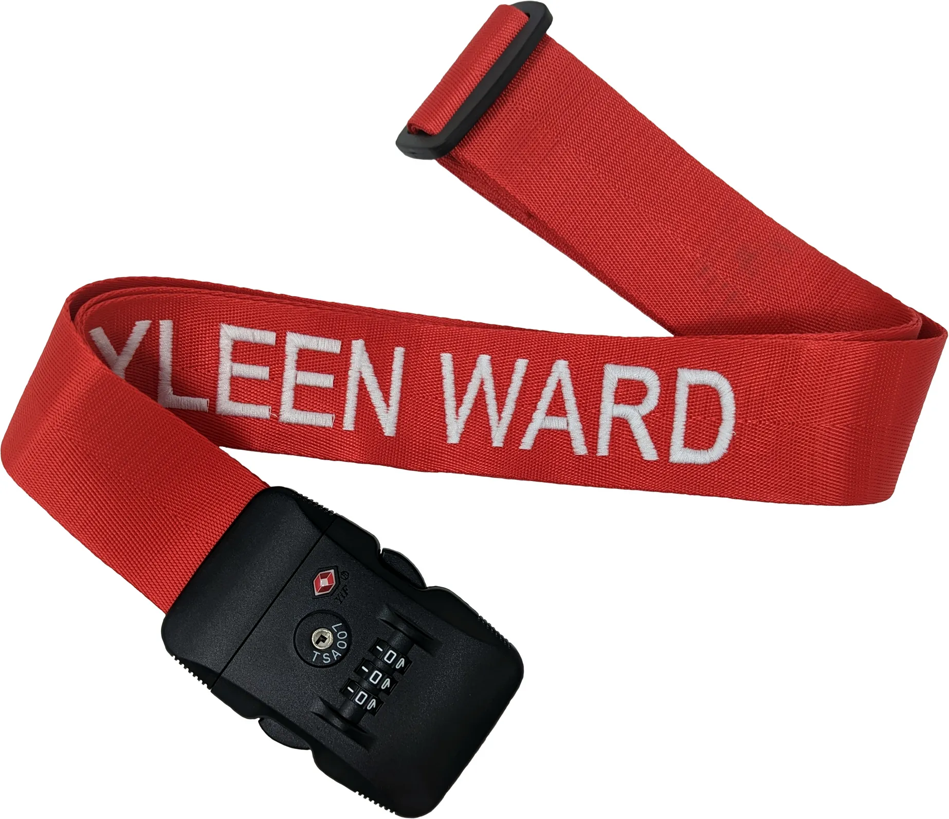 Embroidered TSA Approved Luggage Strap - Image 4