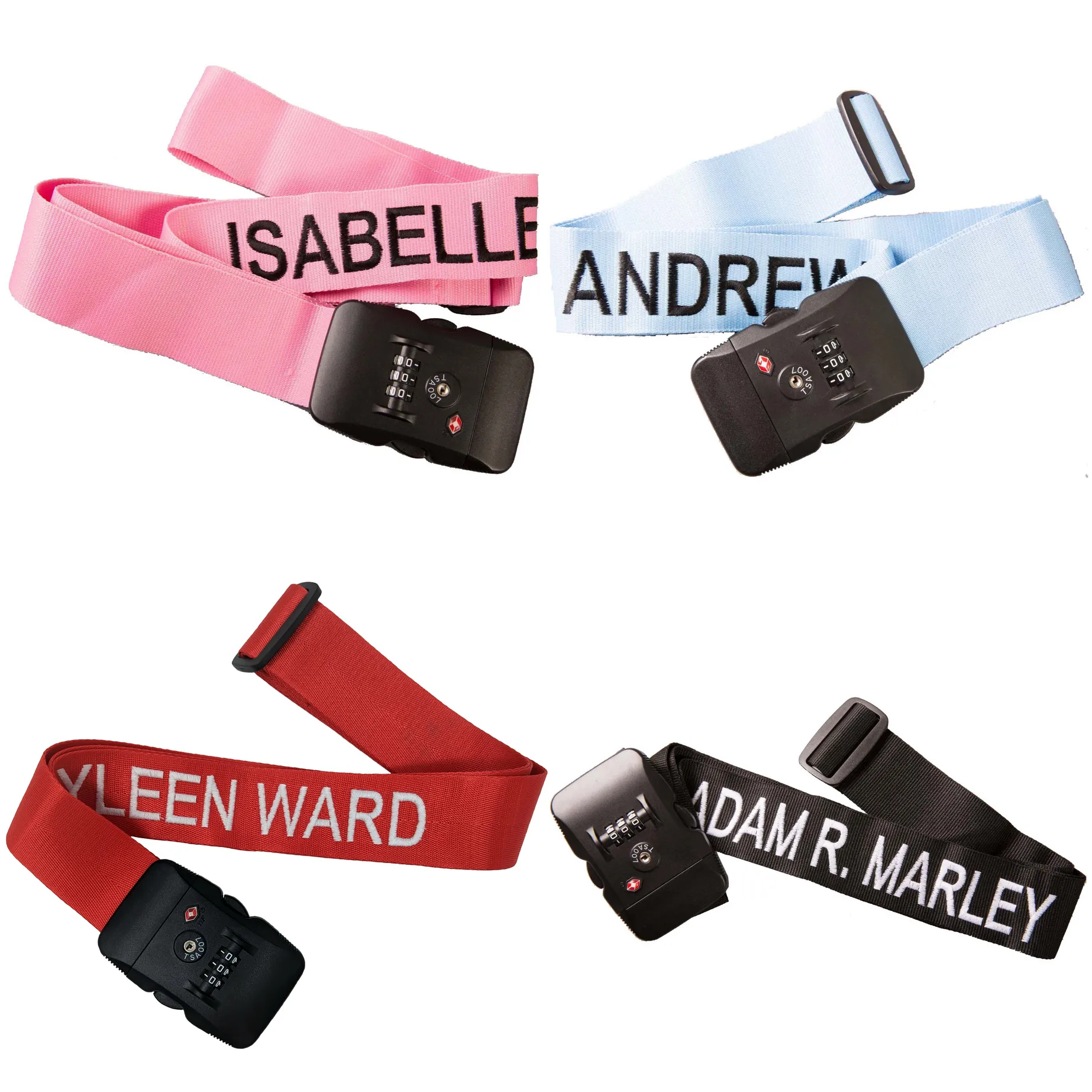 Embroidered TSA Approved Luggage Strap - Image 5