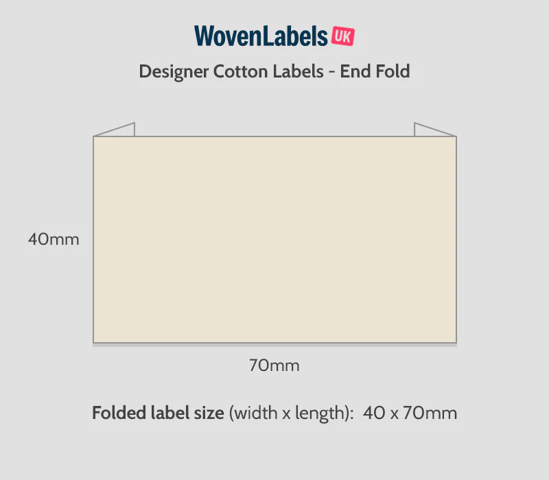 End Fold Cotton Labels - Image 11