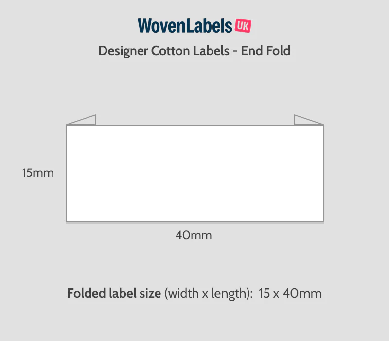 End Fold Cotton Labels - Image 4