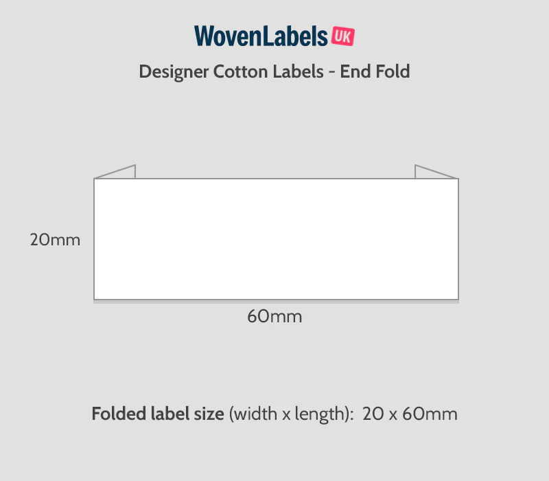 End Fold Cotton Labels - Image 5