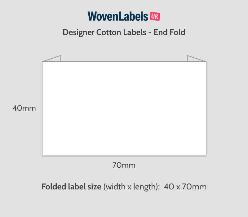 End Fold Cotton Labels - Image 7