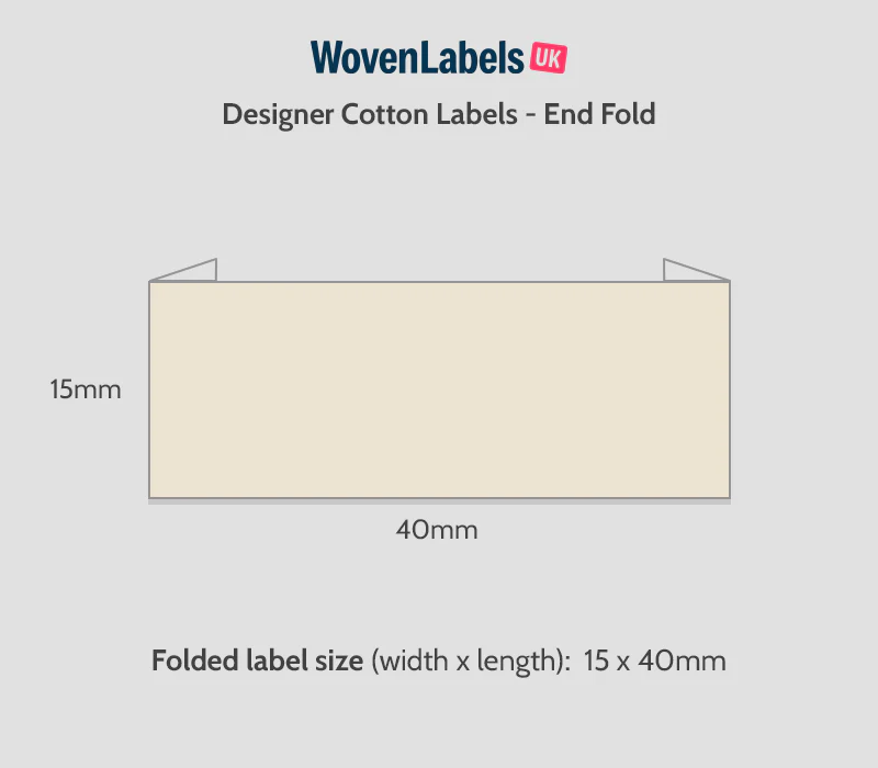 End Fold Cotton Labels - Image 8