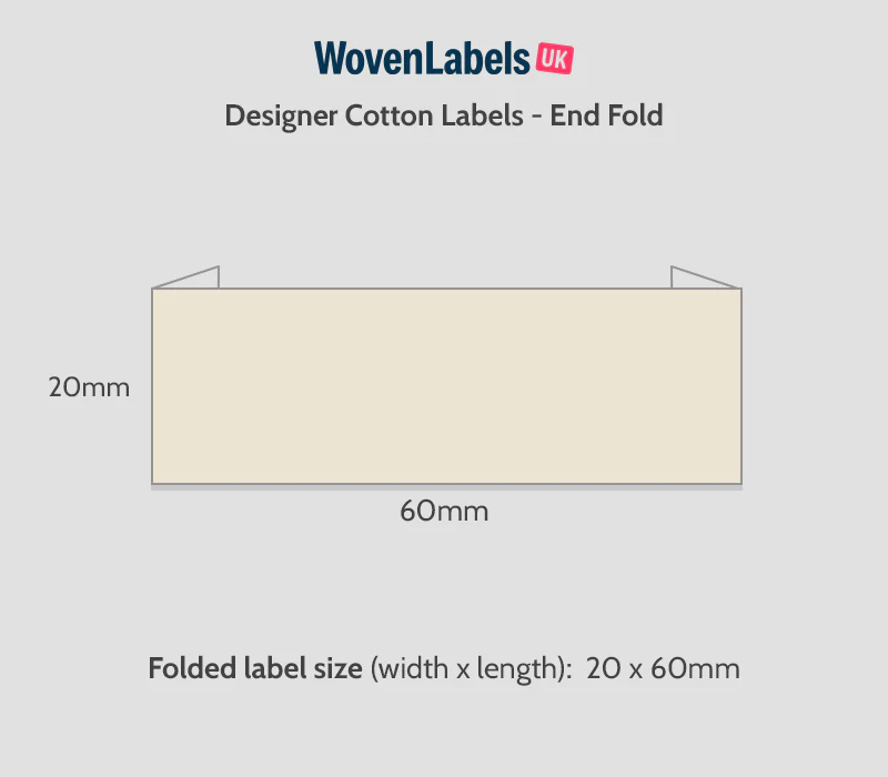End Fold Cotton Labels - Image 9