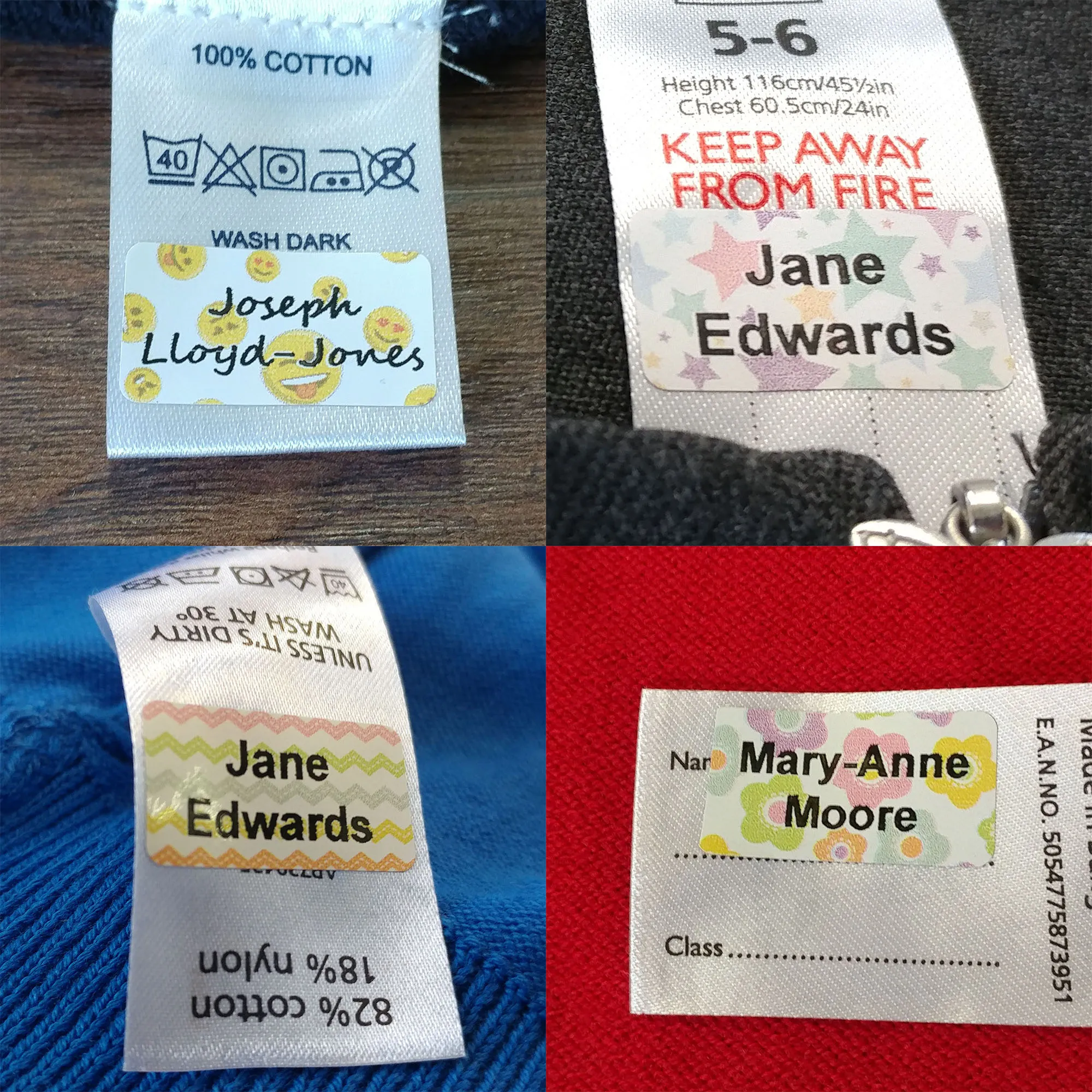 Funky Just-Stick Name Labels - Image 3