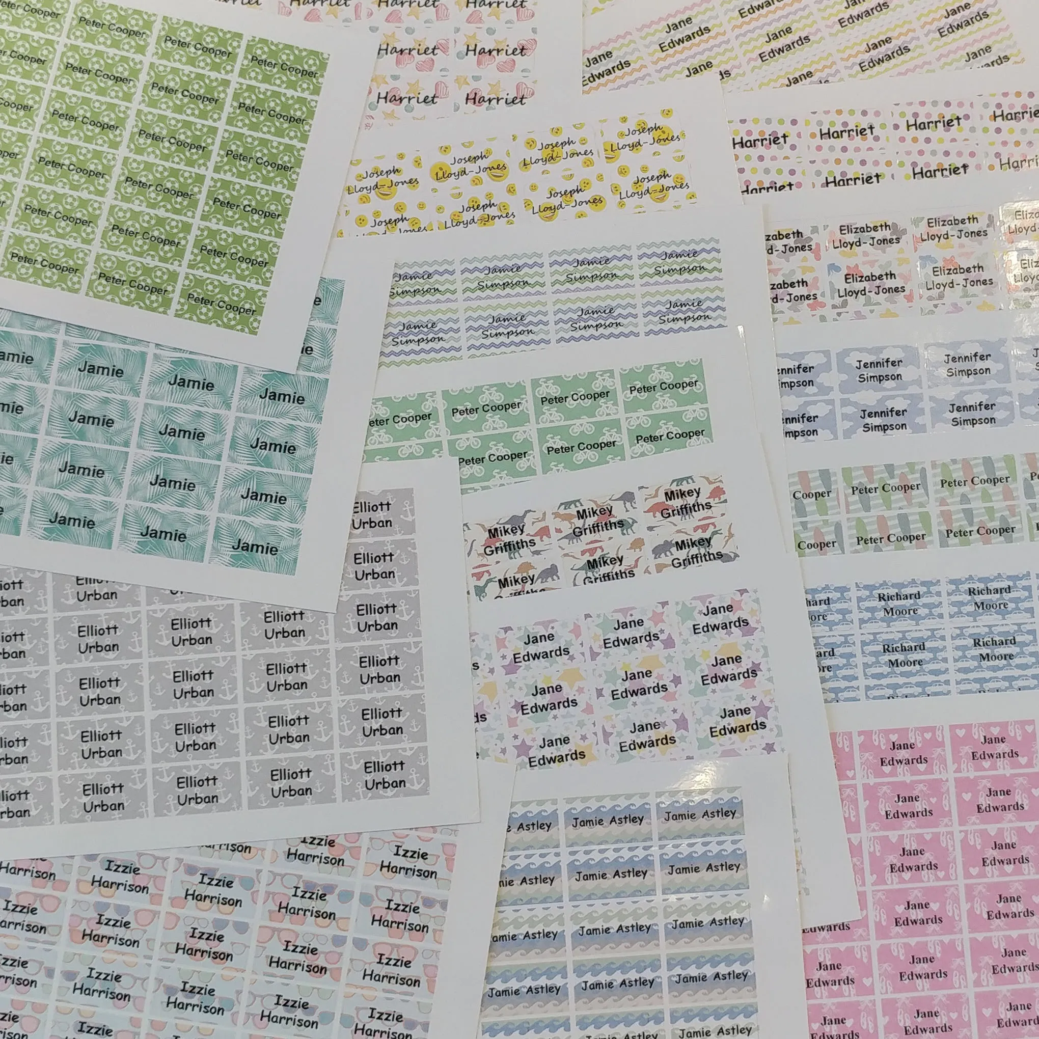 Funky Just-Stick Name Labels - Image 8