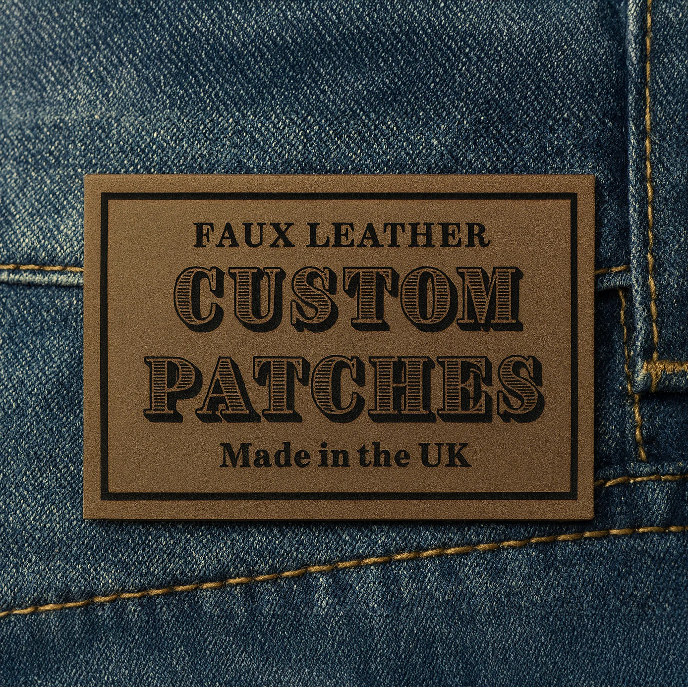 Custom Faux Leather Patches