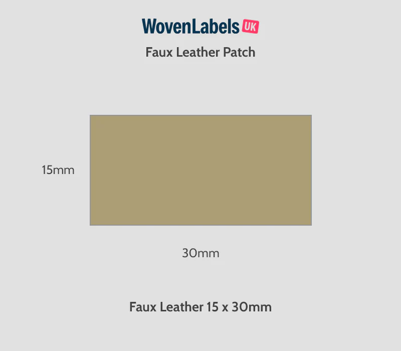 Rectangle Faux Leather Patches - Image 3