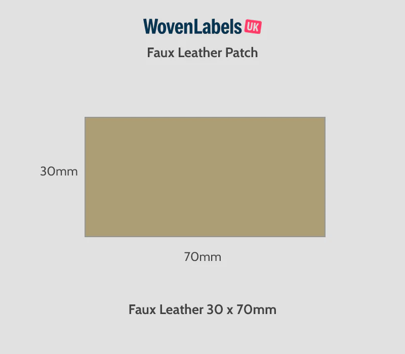 Rectangle Faux Leather Patches - Image 5