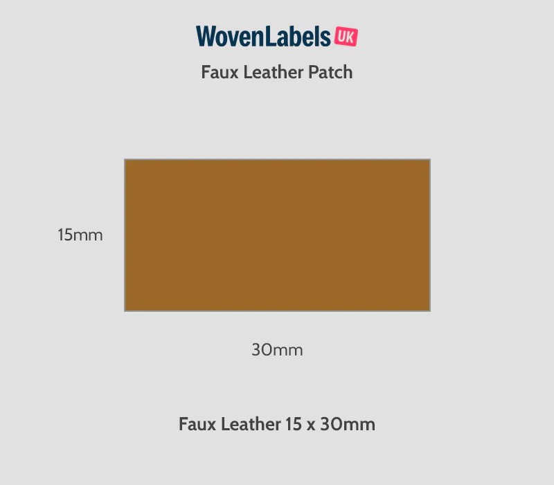 Rectangle Faux Leather Patches - Image 8
