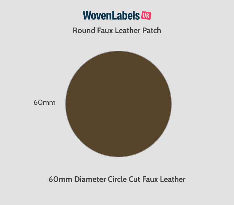 Round Faux Leather Patches - Image 18