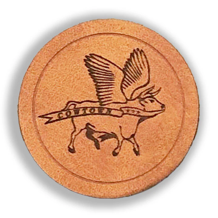 Round Faux Leather Patches - Image 3