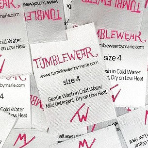 Straight Cut Printed Satin Labels - Image 4