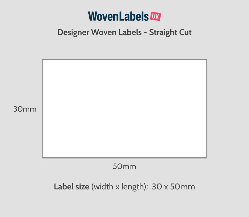 Straight Cut Woven Labels - Image 8
